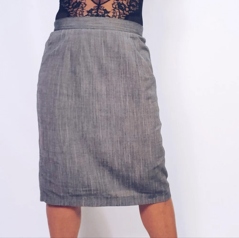Charcoal Skirt Suit - Picture 6 of 11